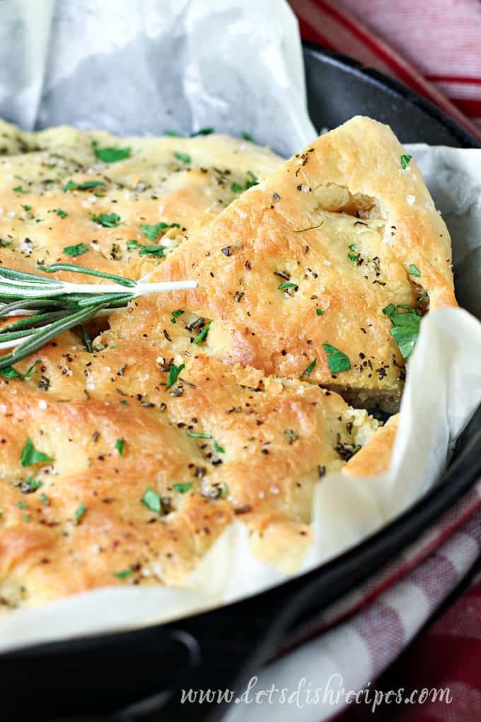 Easy Rosemary Focaccia Bread