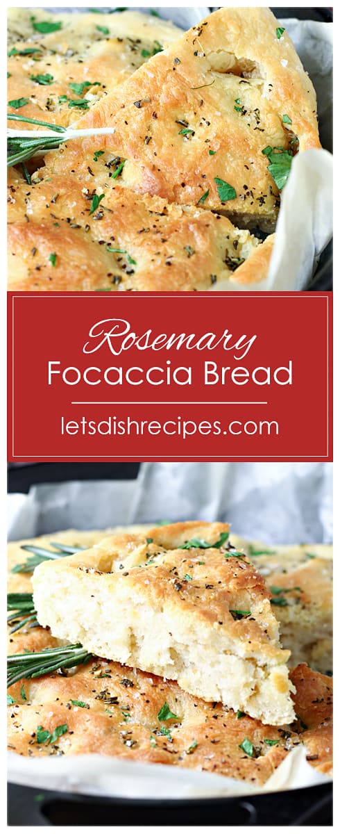 Easy Rosemary Focaccia Bread