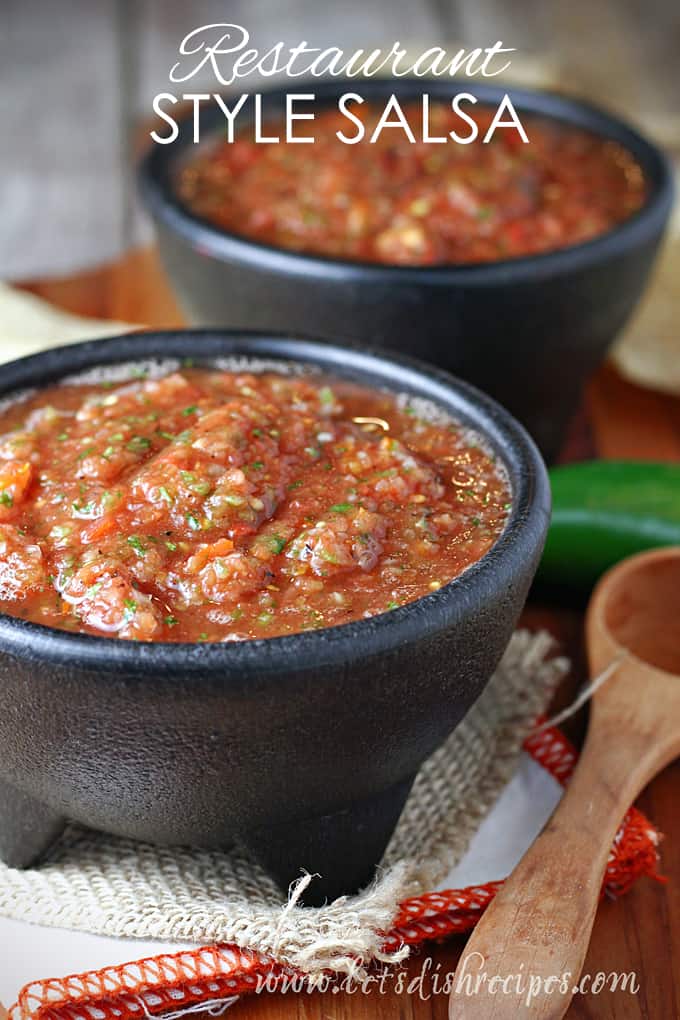 Restaurant Style Salsa