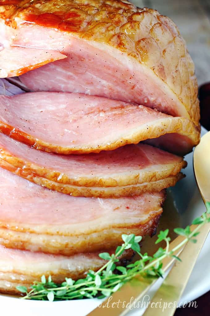 Slow Cooker Honey Glazed Ham