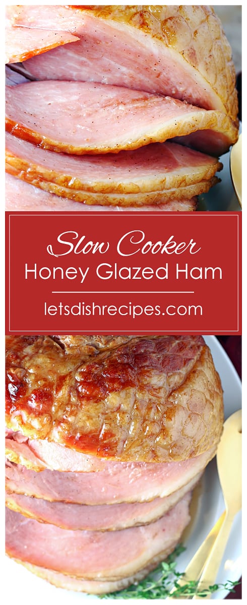 Slow Cooker Honey Glazed Ham