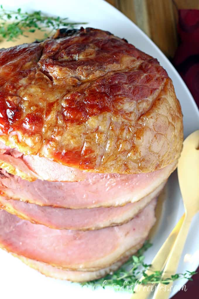 Slow Cooker Honey Glazed Ham