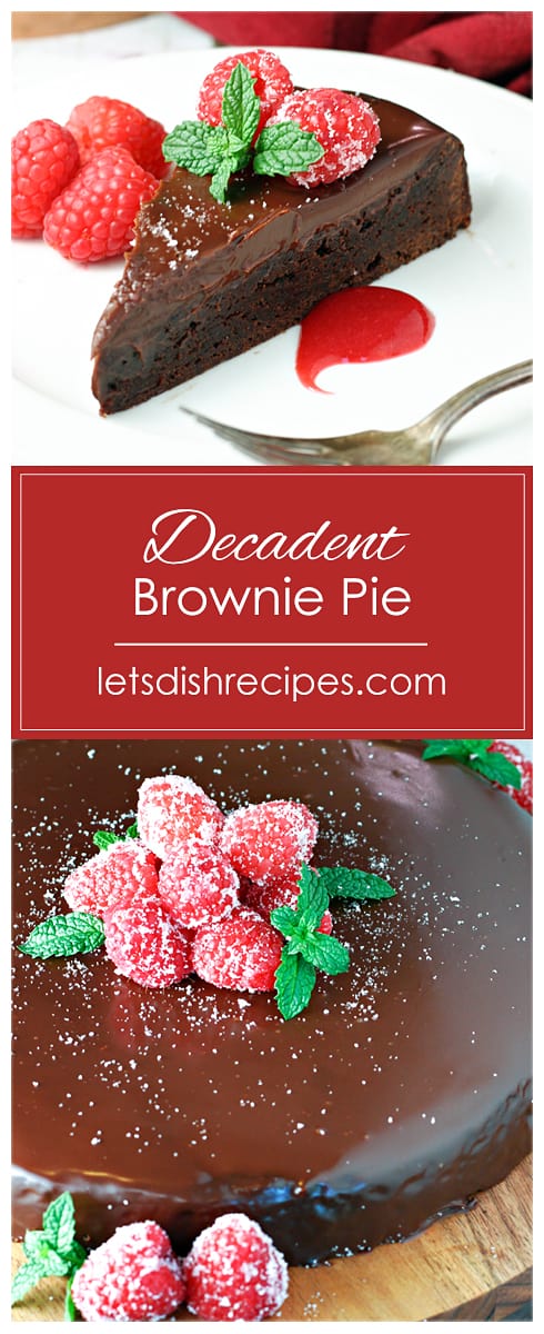 Decadent Brownie Pie