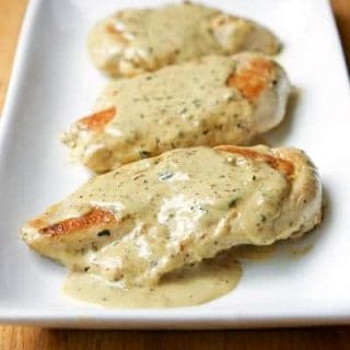 chicken with mustard creamW