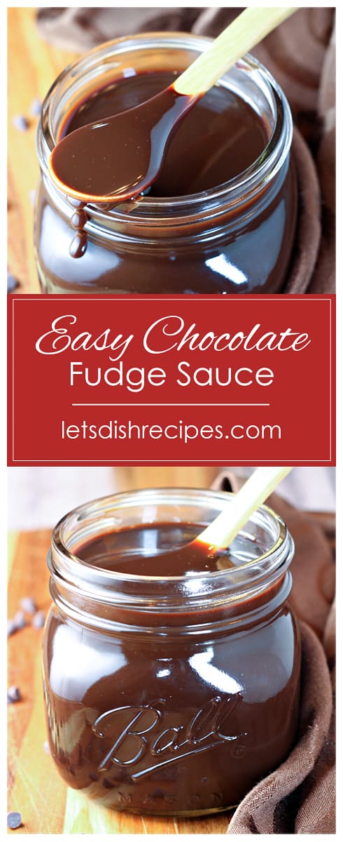 Easy Chocolate Fudge Sauce