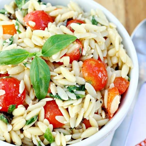 Meditteranean Orzo Salad feature