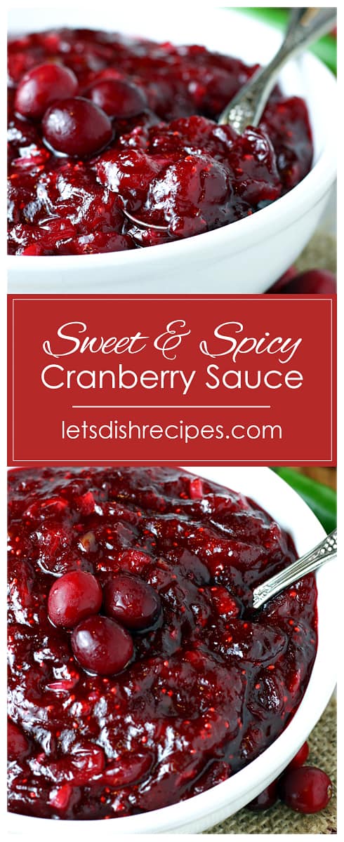 Sweet and Spicy Cranberry Sauce