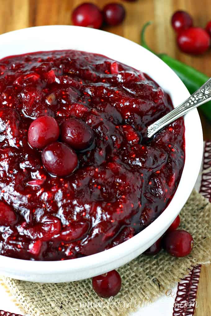 Sweet and Spicy Cranberry Sauce