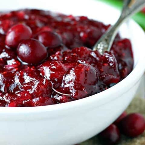 Sweet Spicy Cranberry Sauce feature