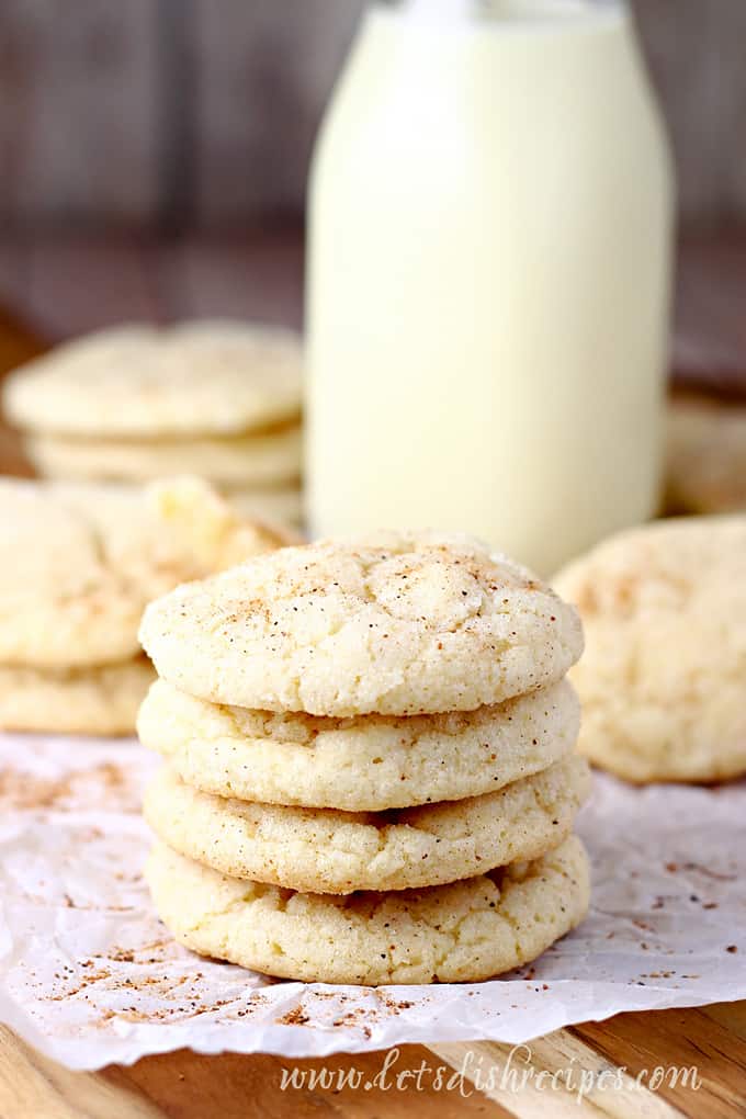 Eggnog Snickerdoodles