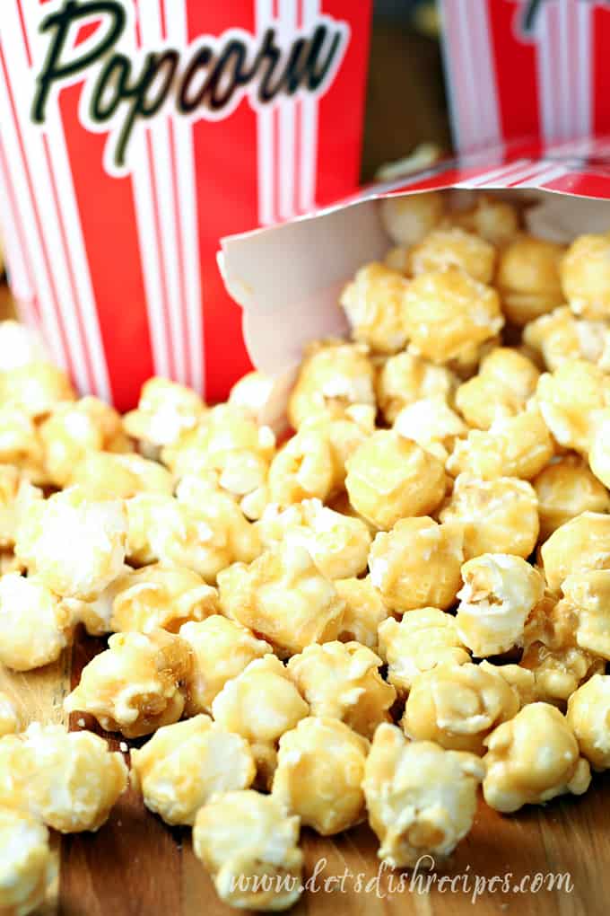 Oscar Party Caramel Popcorn