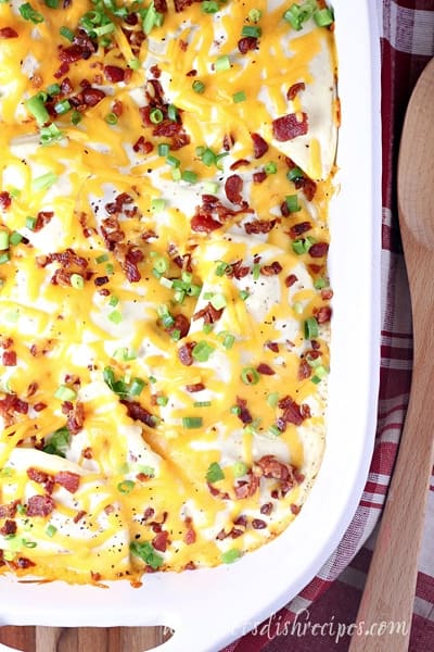 Bacon Pierogi Bake