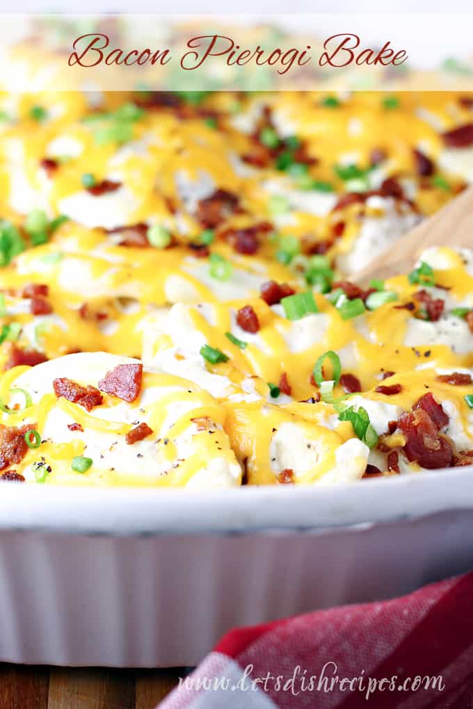 Bacon Pierogi Bake