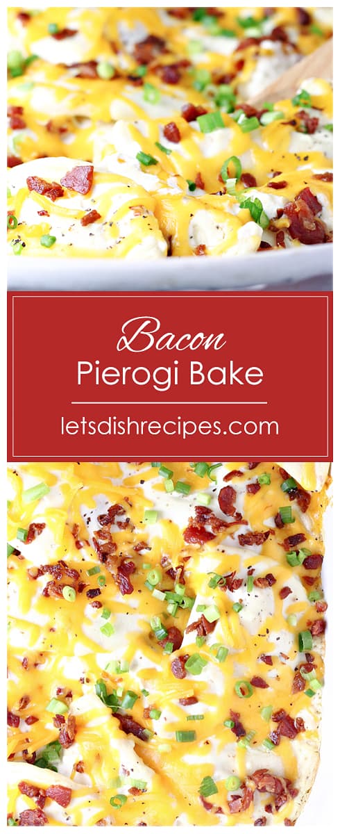 Bacon Pierogi Bake