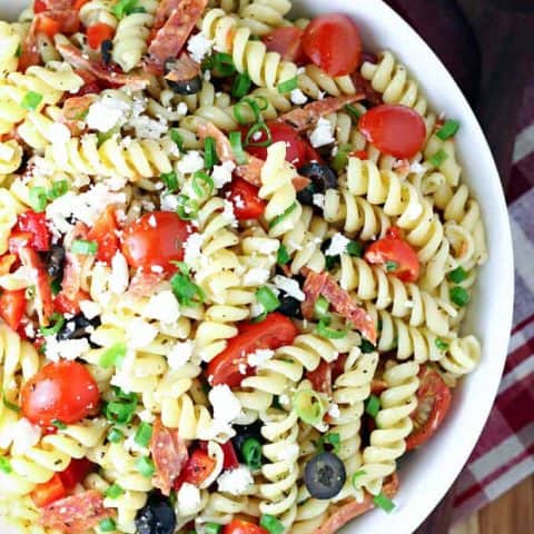 Greek Pasta Salad feature