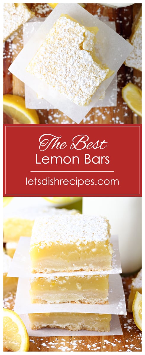 The Best Lemon Bars