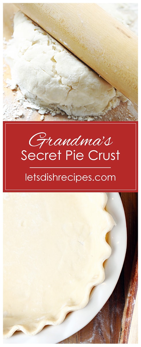 Grandma's Secret Pie Crust