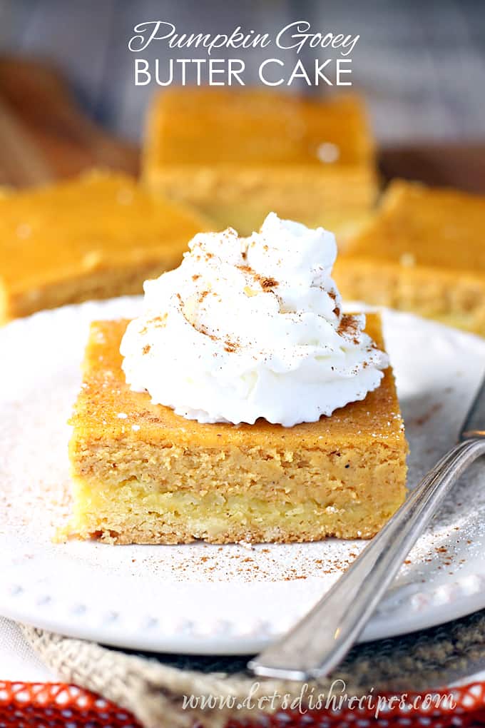 Pumpkin Gooey Butter Cake