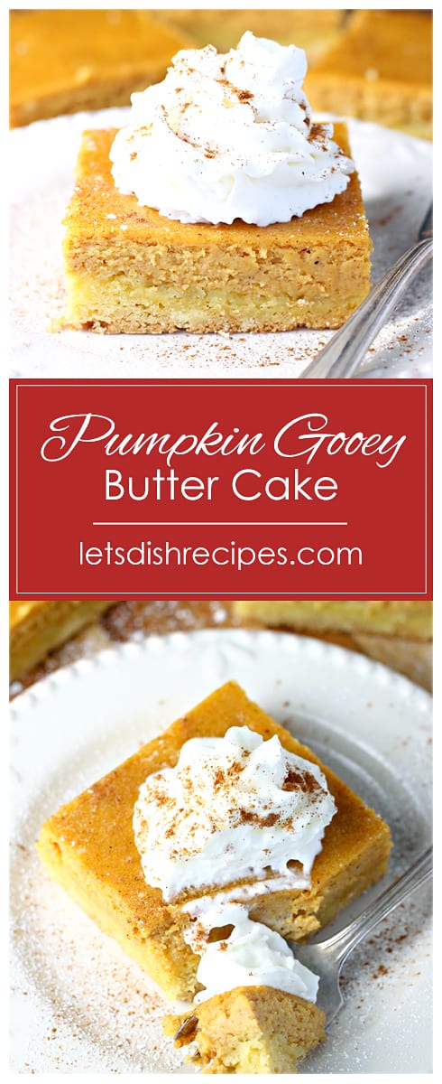 Pumpkin Gooey Butter Cake