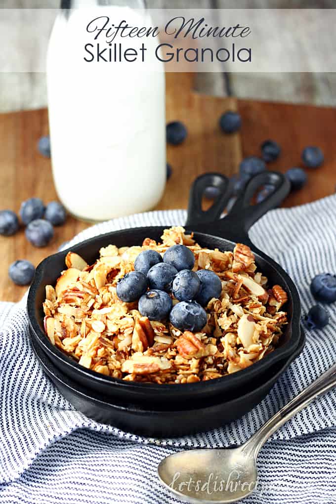 Fifteen Minute Skillet Granola