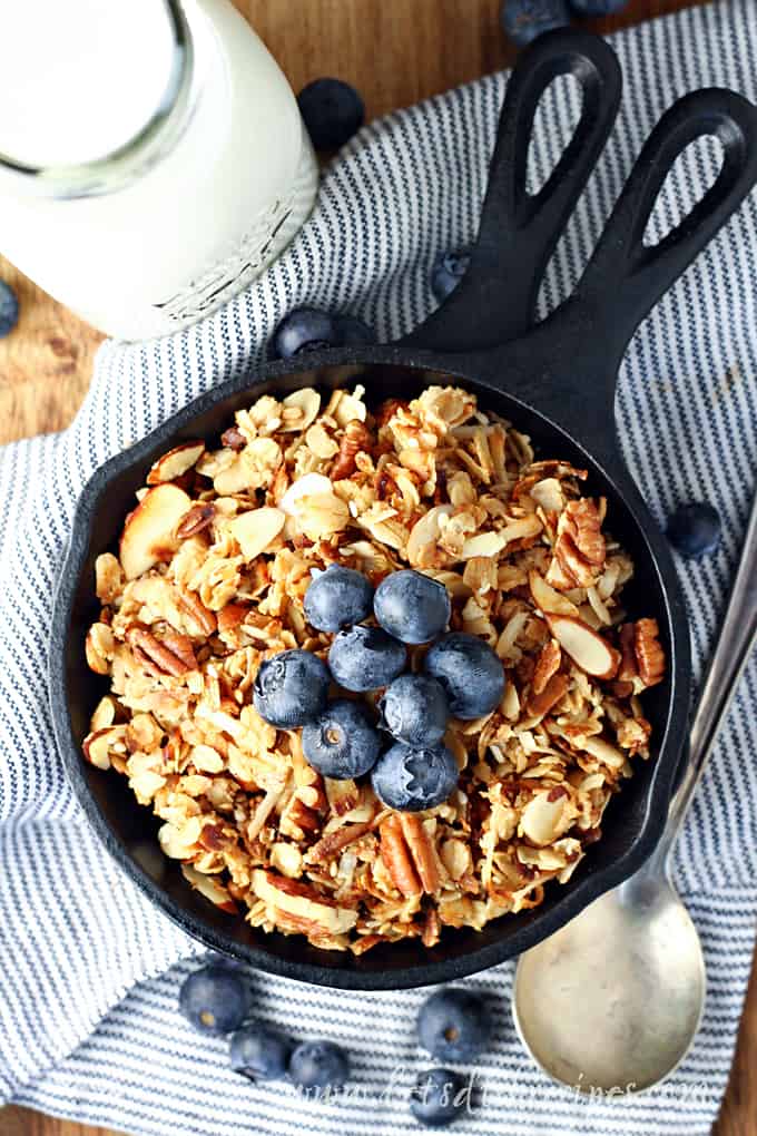 Fifteen Minute Skillet Granola