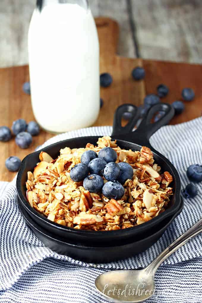 Fifteen Minute Skillet Granola