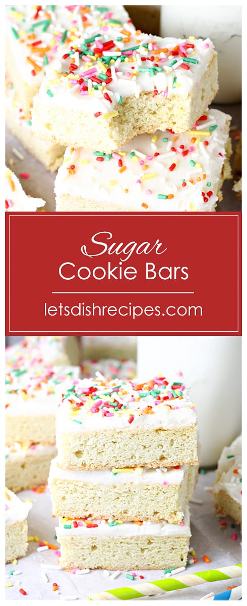 Sugar Cookie Bars