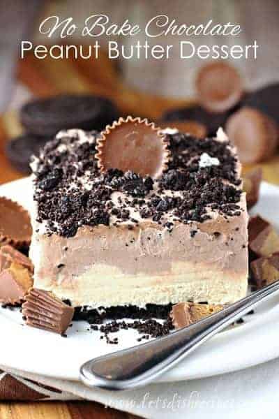 Chocolate Peanut Butter No-Bake Dessert