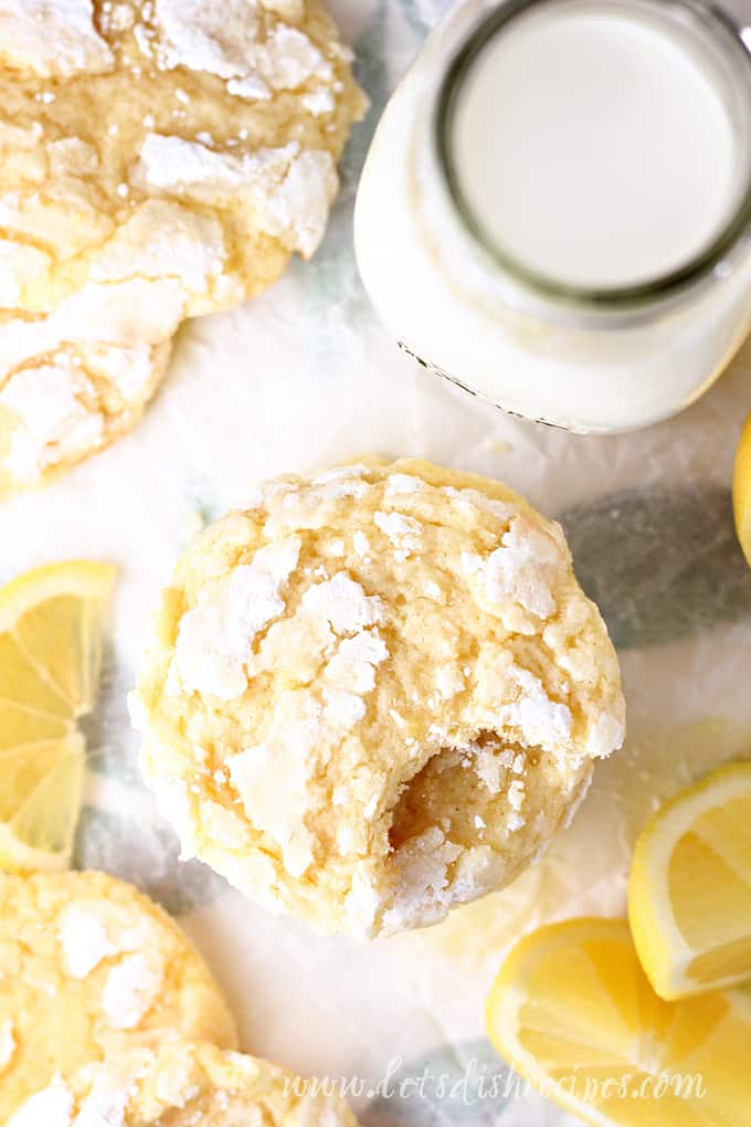 Award Winning Lemon Crinkle Cookies