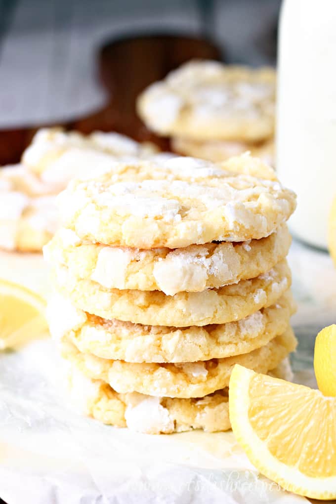 Award Winning Lemon Crinkle Cookies