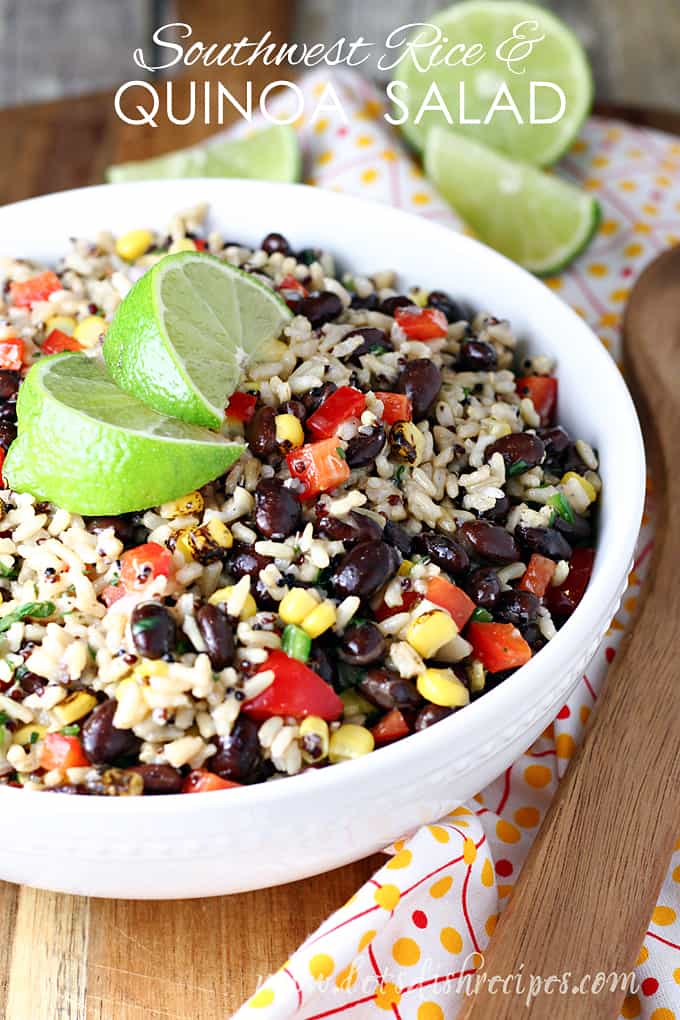 Southwest Quinoa and Rice Salad