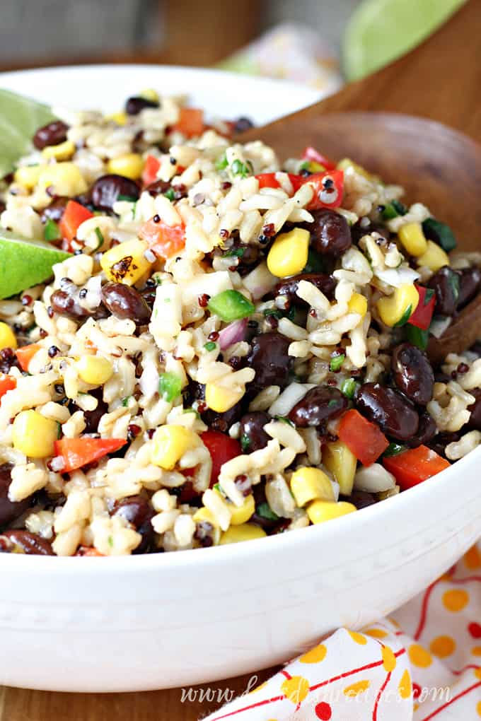 Southwest Quinoa and Rice Salad