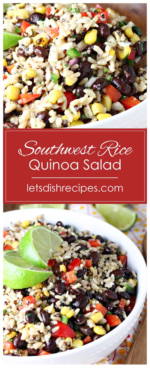 Southwest Quinoa and Rice Salad