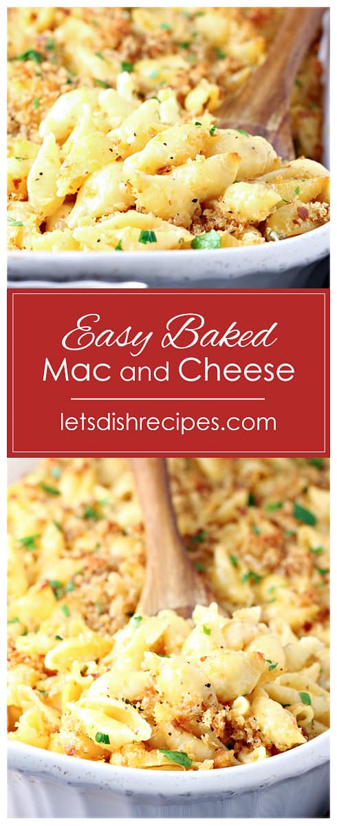 Easy Baked Mac and Cheese