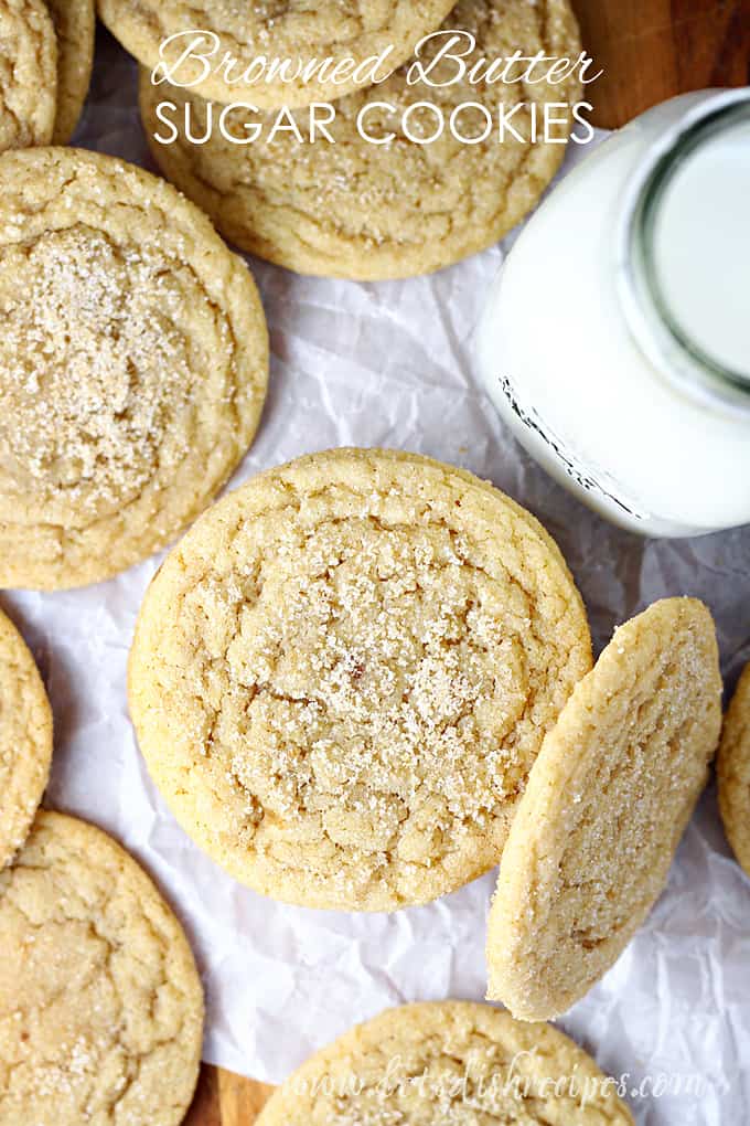 Browned Butter Sugar Cookies