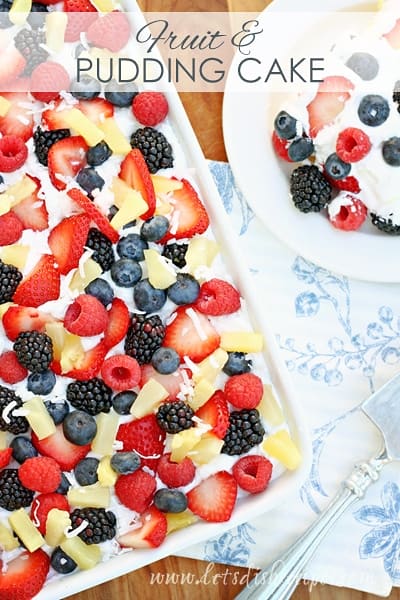 Fruit and Pudding Cake