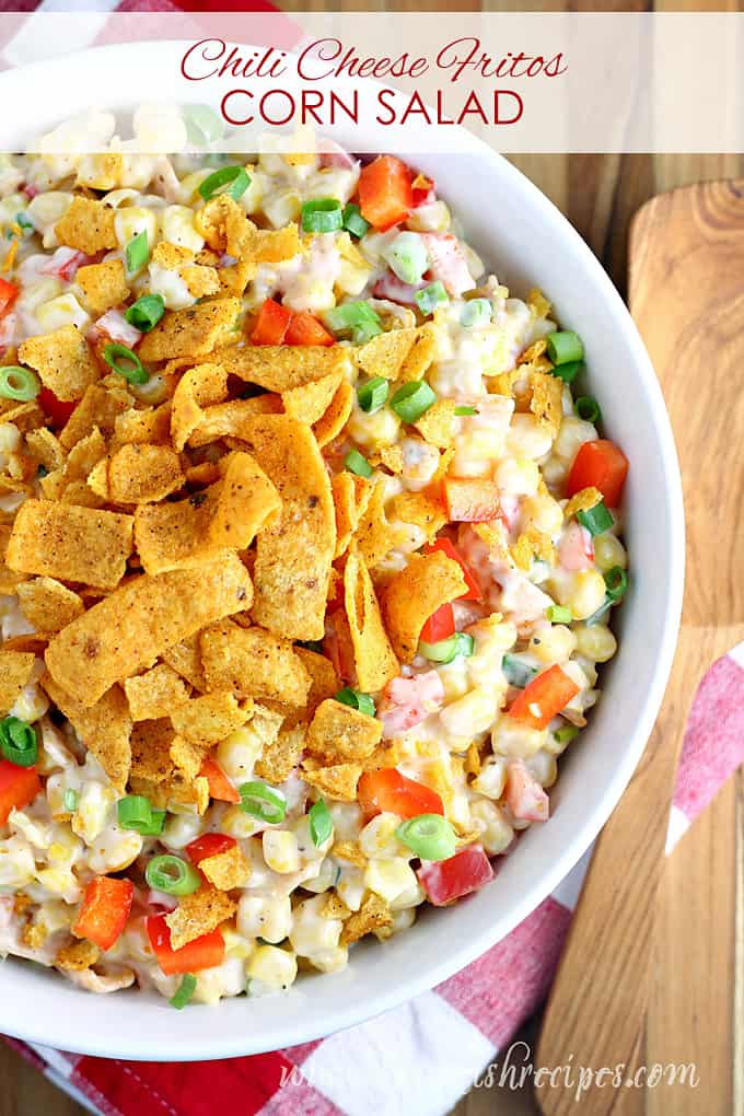 Chili Cheese Fritos Corn Salad