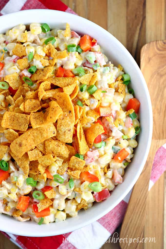 Chili Cheese Fritos Corn Salad