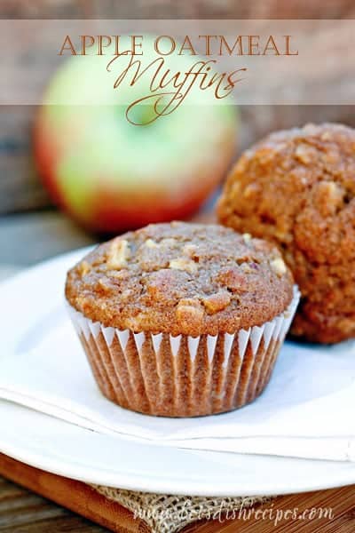 Apple Oatmeal Muffins