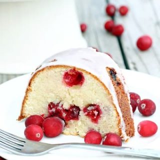 Cranberry Cream Cheese Poun