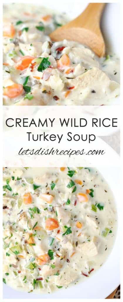 Creamy Wild Rice Turkey Soup