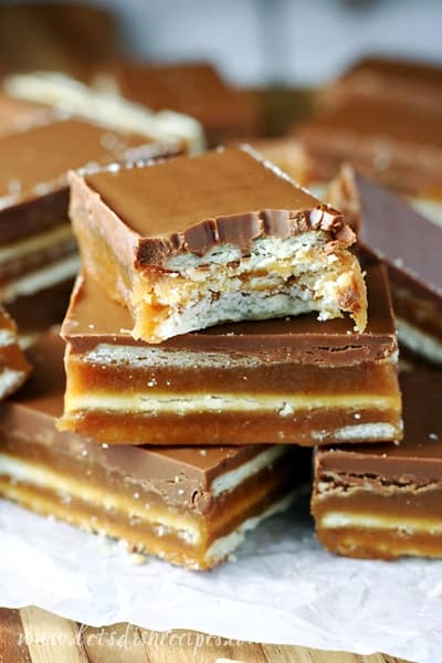 Chocolate Caramel Crunch Bars