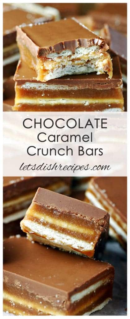 Chocolate Caramel Crunch Bars