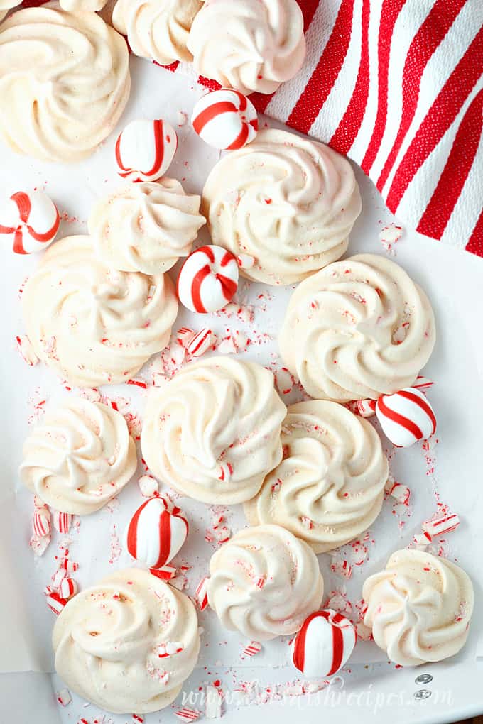 Peppermint Meringues