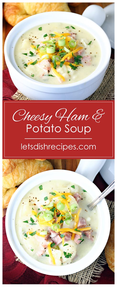 Cheesy Ham and Potato Soup