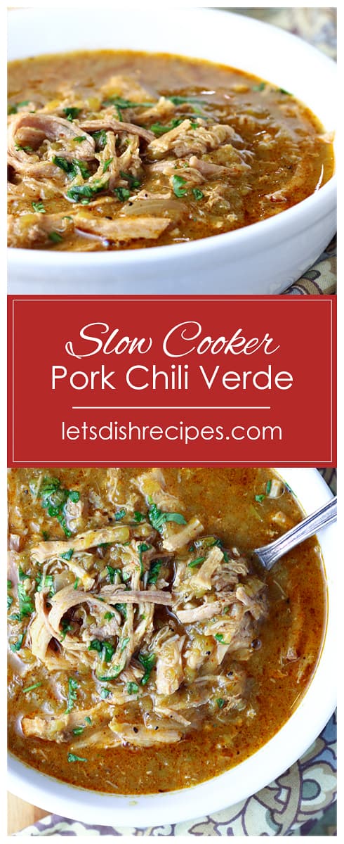 Slow Cooker Pork Chili Verde