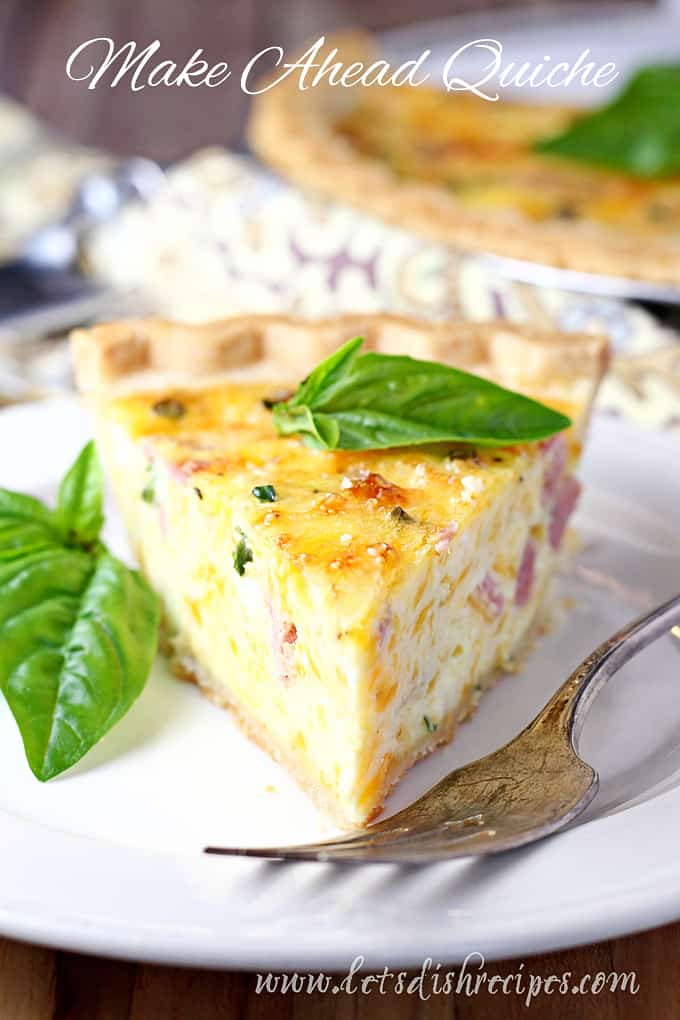 Make Ahead Quiche