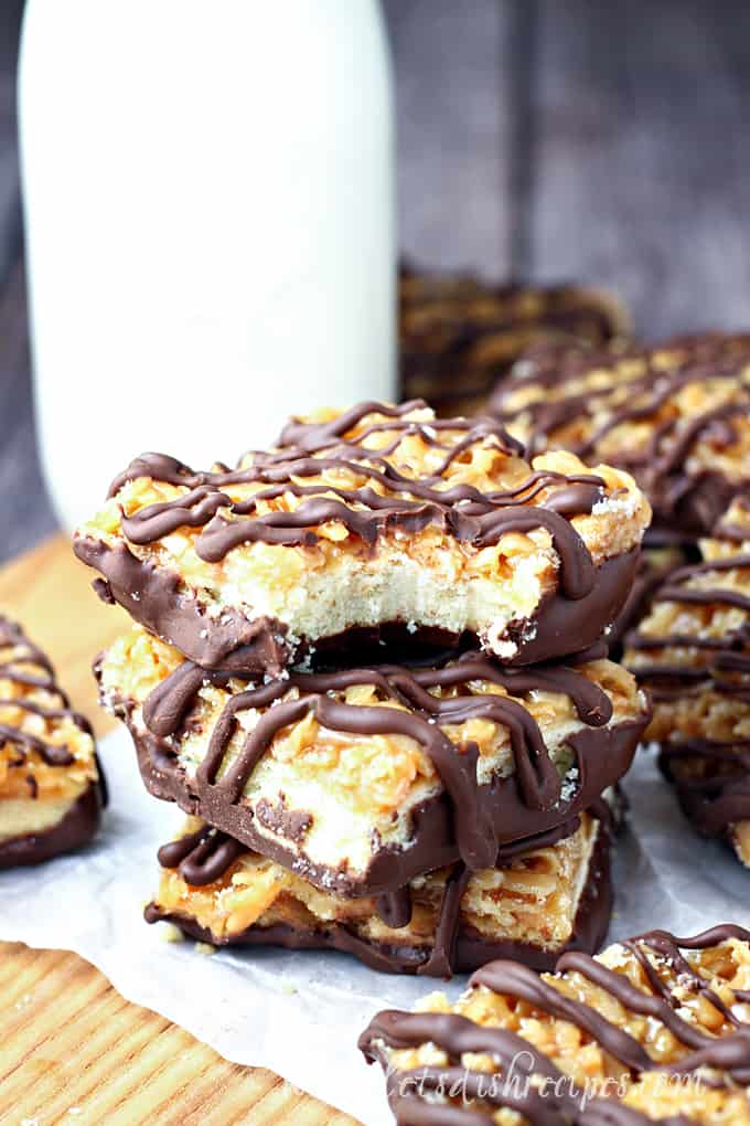 Simple Samoas Bars