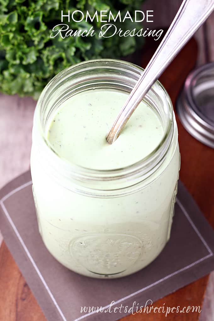 Homemade Ranch Dressing