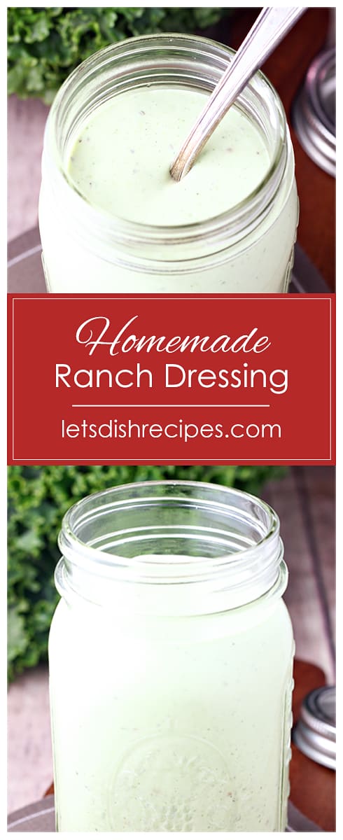 Homemade Ranch Dressing